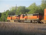 BNSF 4204 + 254 Behind